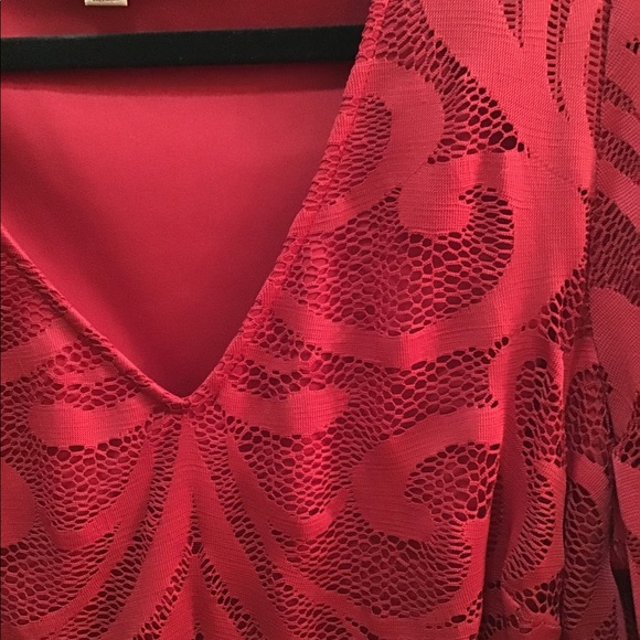 Red Lace Dress - Picture 3 of 12